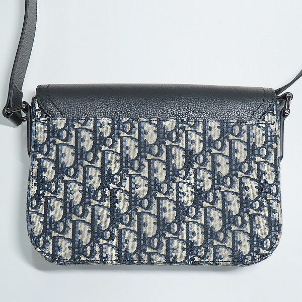 実際に弊社で買取させて頂いた【証明書付き】DIOR/ディオール  レザー切り替えオブリークショルダーバッグ 1ADPO049YKSの画像 2枚目