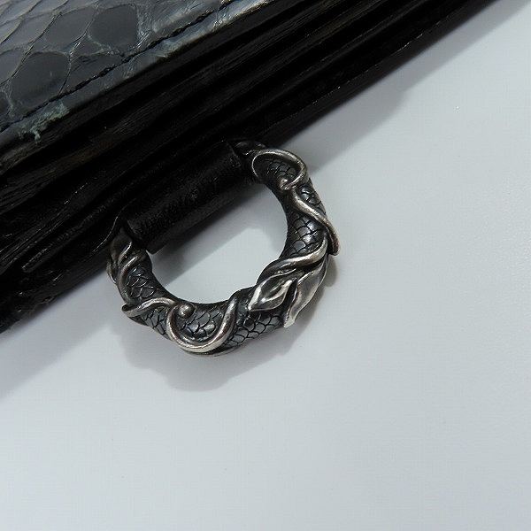 実際に弊社で買取させて頂いたBloody Mary/ブラッディマリー ロングウォレット/長財布 Dカン パイソンの画像 7枚目