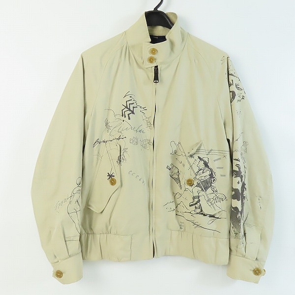 実際に弊社で買取させて頂いたBURBERRY/バーバリー アートスケッチプリント ジャケット スケッチスウィングトップジャケット 4070038/52