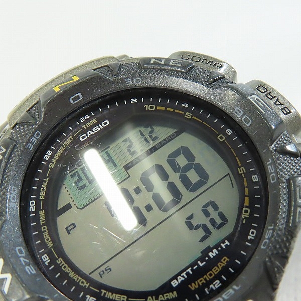 実際に弊社で買取させて頂いたCASIO/カシオ PROTREK/プロトレック トリプルセンサー ソーラー PRG-240T の画像 6枚目