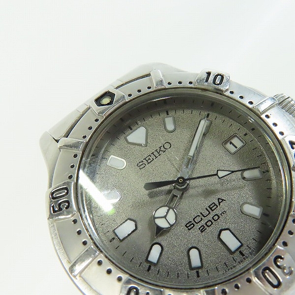 実際に弊社で買取させて頂いたSEIKO/セイコー スキューバ 200M 7N35-6010【動作未確認】の画像 5枚目