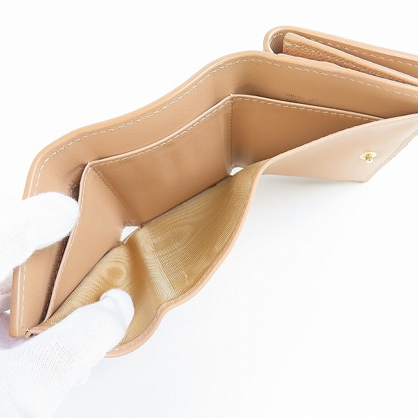 実際に弊社で買取させて頂いたDior/ディオール 三つ折り財布 レザーの画像 7枚目