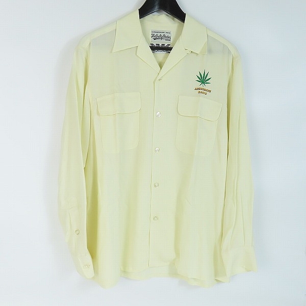実際に弊社で買取させて頂いたWACKO MARIA×BUDSPOOL/ワコマリア×バッズプール 舐達麻 50'S SHIRT L/S NMD-WM-OC04  S