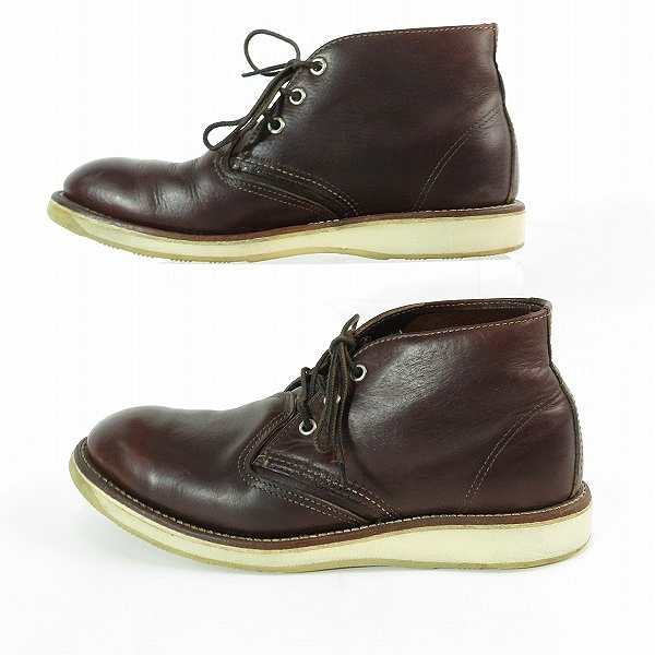 実際に弊社で買取させて頂いたRED WING/レッドウィング CLASSIC CHUKKA チャッカブーツ 3141/9Dの画像 3枚目