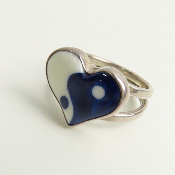 実際に弊社で買取させて頂いたHOLLYWOOD RANCH MARKET/ハリウッドランチマーケット シルバーリング ハート 18号-18.5号