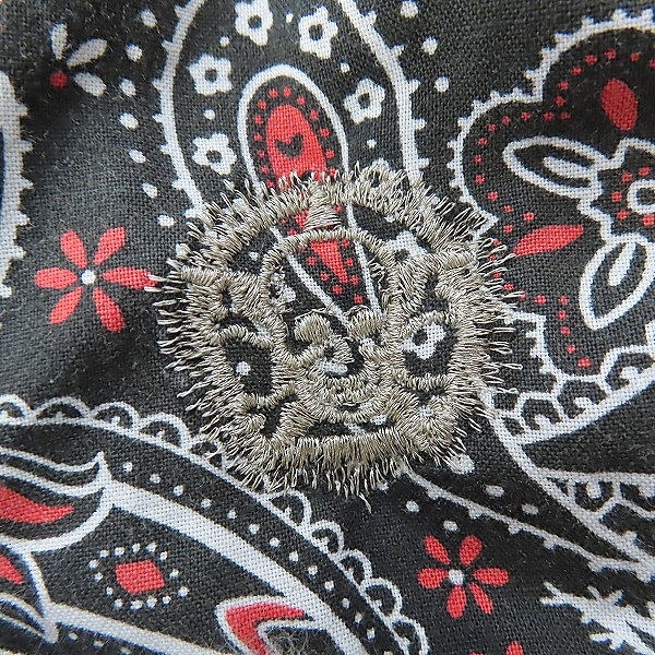 実際に弊社で買取させて頂いたAND SUNS/アンドサンズ  ペイズリー柄 長袖シャツ/Ⅹの画像 7枚目