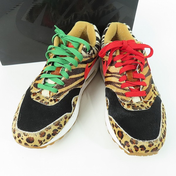 実際に弊社で買取させて頂いたNIKE×ATMOS/ナイキ×アトモス AIR MAX 1 DLX/エアマックス1 アニマルパック 2.0 AQ0928-700/26