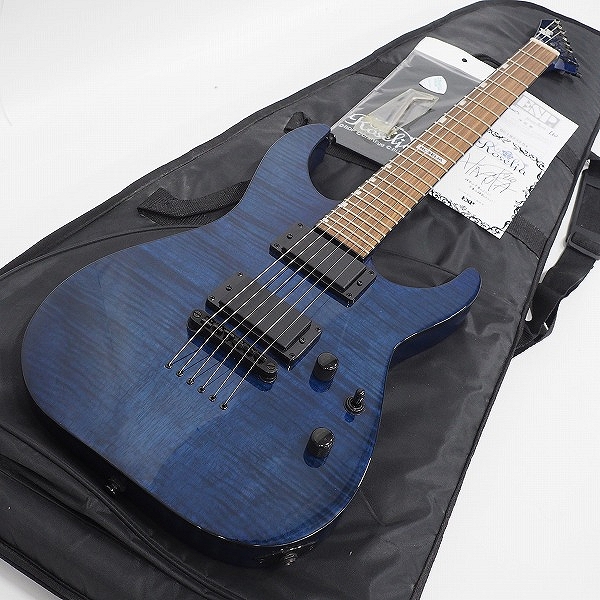 実際に弊社で買取させて頂いた★ESP×バンドリ！コラボ BanG Dream! M-Ⅱ SAYO Roselia 氷川紗夜モデル エレキギター ギグケース付 