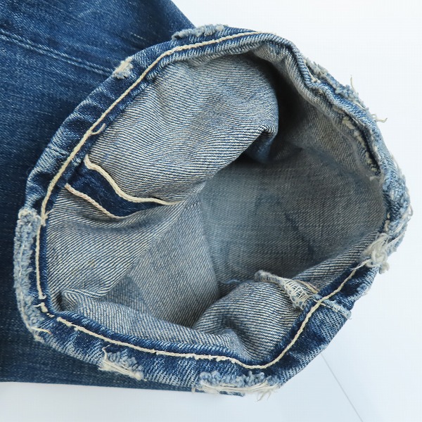 実際に弊社で買取させて頂いたLEVI'S/リーバイス 1955モデル 復刻 501XX 日本製 赤耳 デニムパンツ 55501 /W36 L36の画像 6枚目