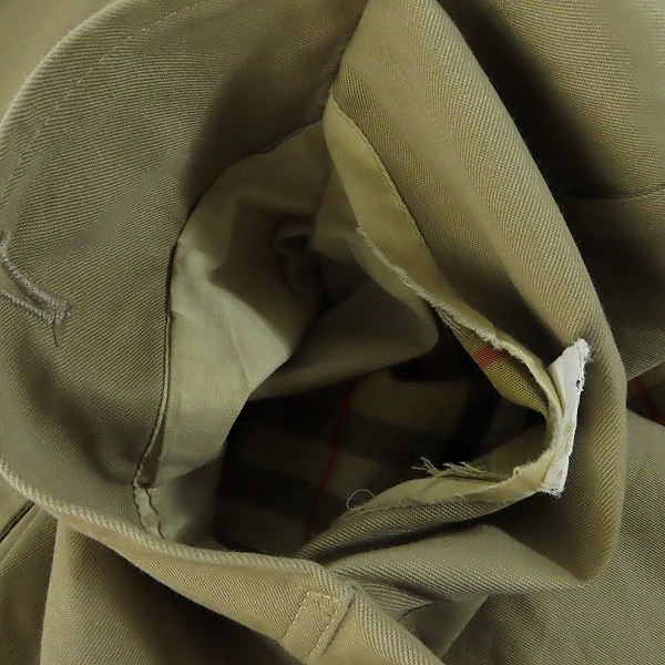 実際に弊社で買取させて頂いた【難有り】Burberrys/バーバリーズ ステンカラーコート/14の画像 8枚目