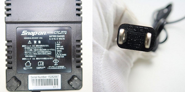 実際に弊社で買取させて頂いたSnap-on/スナップオン 14.4V マイクロリチウム コードレス ドリル CDR761BE 動作未確認の画像 9枚目