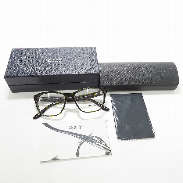 実際に弊社で買取させて頂いた(3)PRADA JOURNAL/プラダ ジャーナル メガネフレーム アイウェア VPR04T-F/2AU-1O1 の画像 9枚目