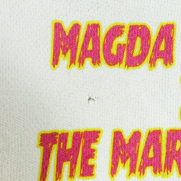 実際に弊社で買取させて頂いたMARC JACOBS×Magda Archer/マーク ジェイコブス×マグダアーチャー ヴィンテージ加工 スウェット XSの画像 7枚目