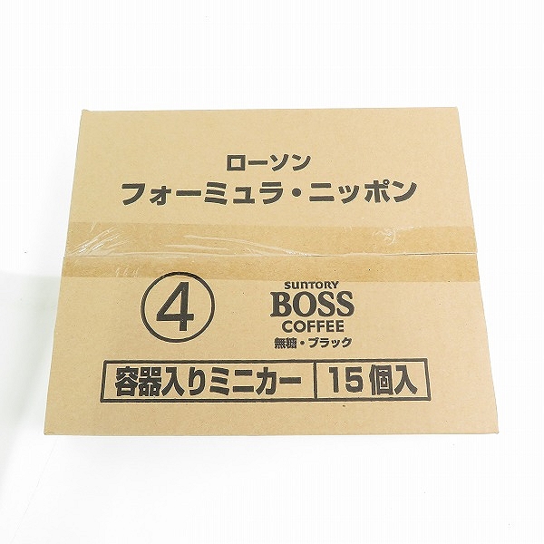 実際に弊社で買取させて頂いた【未開封含む】ローソン フォーミュラ・ニッポン 缶コーヒー取付用容器入りミニカー 60個入り/非売品の画像 5枚目