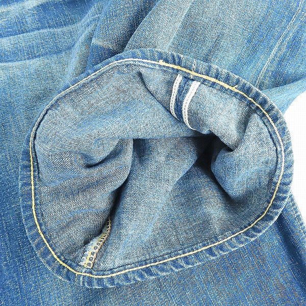 実際に弊社で買取させて頂いた(2)SUGAR CANE/シュガーケーン  デニム ハーフパンツ SC51201H1/36の画像 8枚目