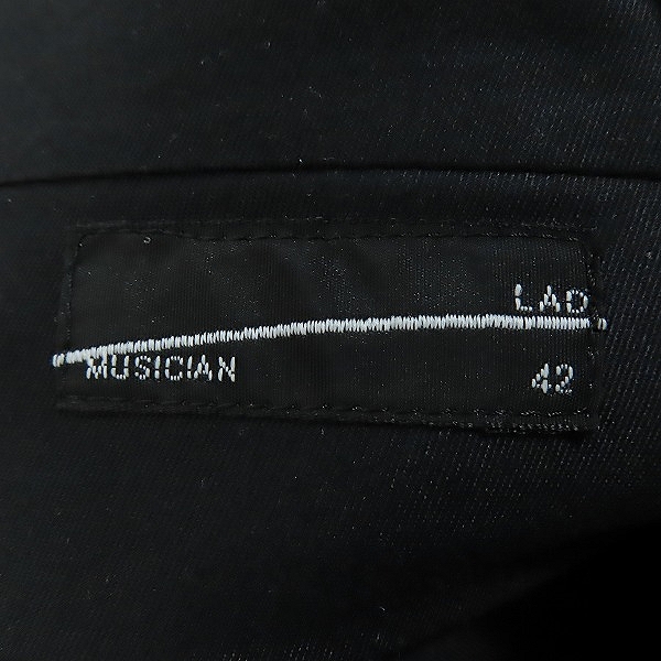 実際に弊社で買取させて頂いたLAD MUSICIAN/ラッドミュージシャン 21SS 2Tuck Slim Flare Slacks 2121-553/42の画像 2枚目