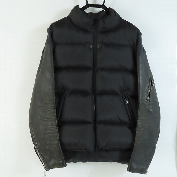 実際に弊社で買取させて頂いたUNDERCOVER/アンダーカバー 30th Anniversary Leather Sleeve Down Jacket ダウンジャケット UCZ9204/1