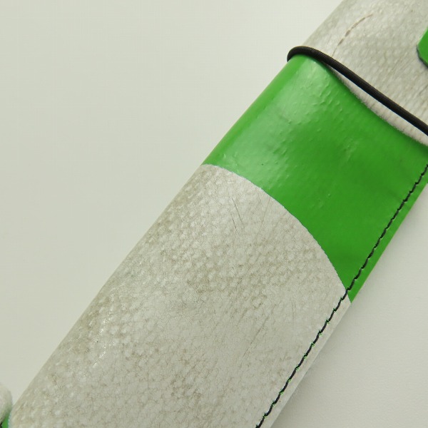 実際に弊社で買取させて頂いたFREITAG/フライターグ F240 ART ペンケース グリーン/ホワイトの画像 5枚目