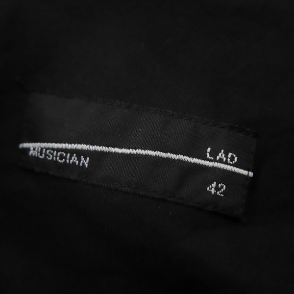 実際に弊社で買取させて頂いたLAD MUSICIAN/ラッドミュージシャン 18AW STANDARD SHIRT スタンダード長袖シャツ/2118-101/42の画像 2枚目