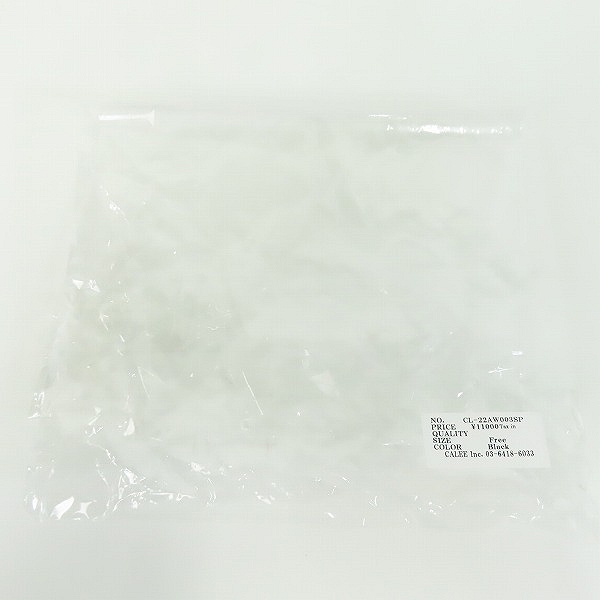 実際に弊社で買取させて頂いたCALEE/キャリー Logo embroidery fleece groves ロゴ刺繍 手袋 CL-22AW003SP/Fの画像 4枚目