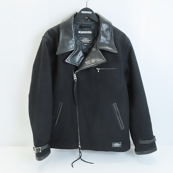 実際に弊社で買取させて頂いたNEIGHBORHOOD/ネイバーフッド ダブルライダースジャケット 192SZNH-JKM05/M