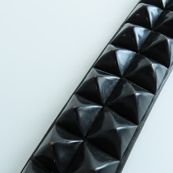 実際に弊社で買取させて頂いたNEIGHBORHOOD/ネイバーフッド 2連スタッズ レザーベルトの画像 7枚目