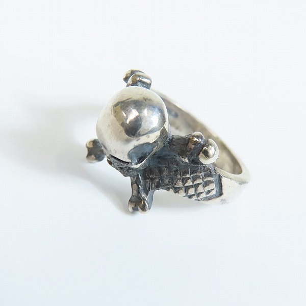 実際に弊社で買取させて頂いたCRAZY PIG/クレイジーピッグ Skull&Crossbones Ring/スカル＆クロスボーン リング 14.5号