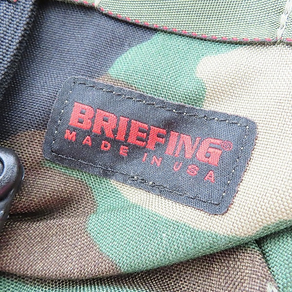 実際に弊社で買取させて頂いたBRIEFING/ブリーフィング フライトライトドロップポーチ BRF113219の画像 5枚目