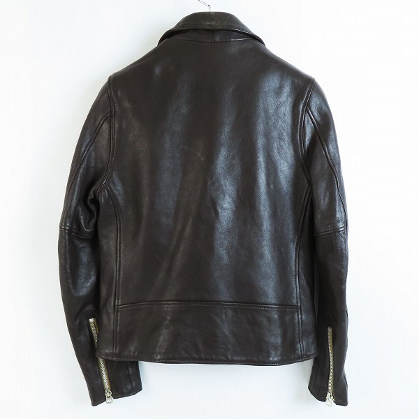 実際に弊社で買取させて頂いたSchott/ショット シープスキン レザー ダブル ライダース ジャケット 3271000/XSの画像 1枚目