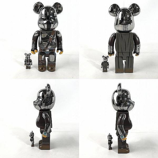 実際に弊社で買取させて頂いたMEDICOM TOY/メディコムトイ BE@RBRICK/ベアブリック 400％＆100％ STAR WARS/スターウォーズ MANDALORIAN/マンダロリアンの画像 1枚目