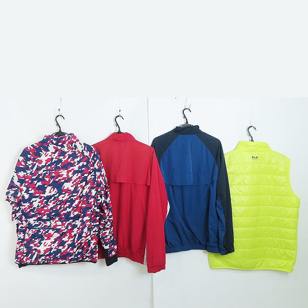 実際に弊社で買取させて頂いたMIZUNO/ミズノ NIKE/ナイキ FILA/フィラ ゴルフ ブルゾン/ジャケット 4点セットの画像 1枚目