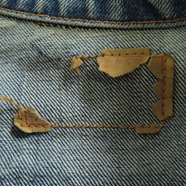 実際に弊社で買取させて頂いたLEVIS/リーバイス 3rd/サードモデル BIG E/ビッグE 刻印525 デニムジャケット/Gジャン の画像 2枚目