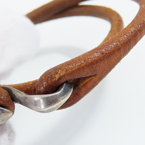 実際に弊社で買取させて頂いたTHE FLAT HEAD/フラットヘッド Sカン レザーブレスレットの画像 7枚目