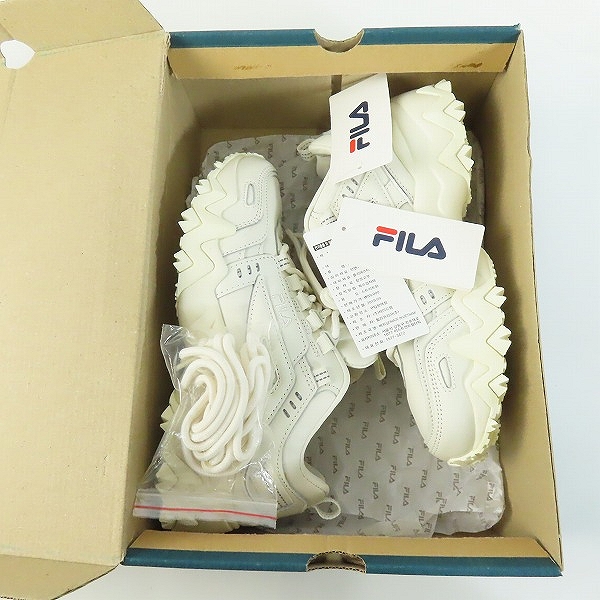 実際に弊社で買取させて頂いた【未使用】FILA/フィラ  Oakmont Tr Lux Sneakers スニーカー 1JM00843 /24の画像 8枚目