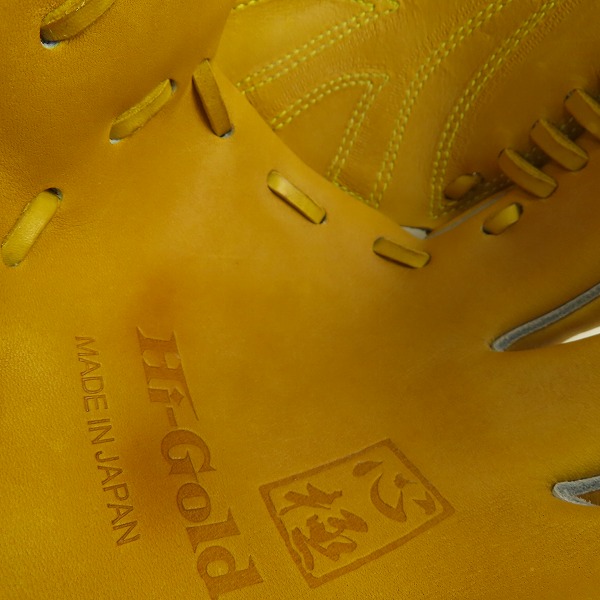 実際に弊社で買取させて頂いたHi-Gold/ハイゴールド 心極 硬式/投手用 グローブ KKG-1141の画像 8枚目