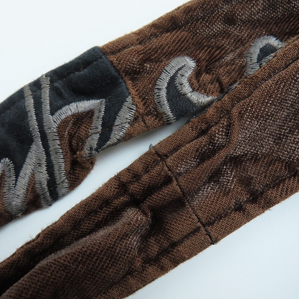 実際に弊社で買取させて頂いたUNDERCOVER/アンダーカバー JUN TAKAHASHI トートバッグ ハンドバッグ ベロア 魔女 総柄の画像 5枚目