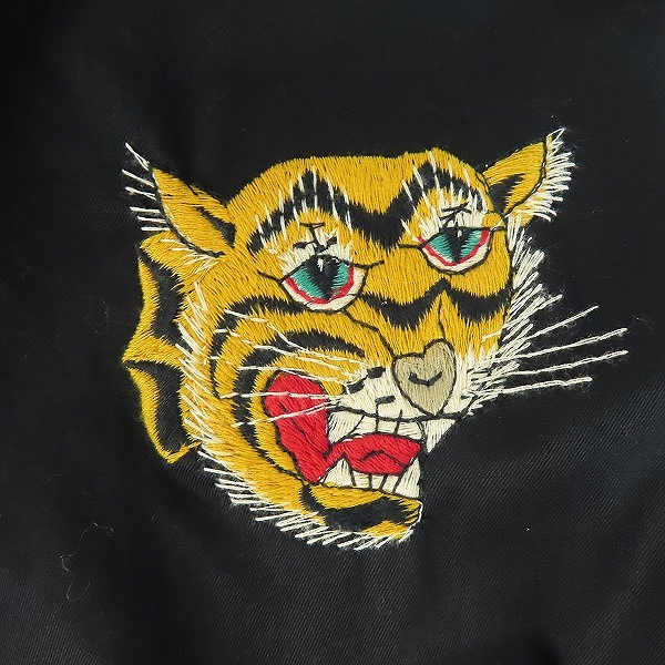 実際に弊社で買取させて頂いたTAILOR TOYO×BEAMS/テーラー東洋×ビームス 雷門 ベトナムジャケット/ベトジャン ブラック TT14053BM/Lの画像 7枚目