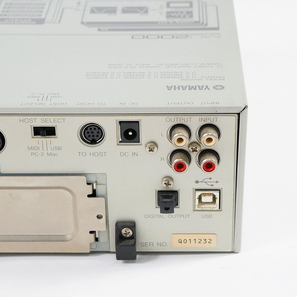 実際に弊社で買取させて頂いたYAMAHA/ヤマハ MU2000 DTM 音源モジュール 通電確認済みの画像 7枚目