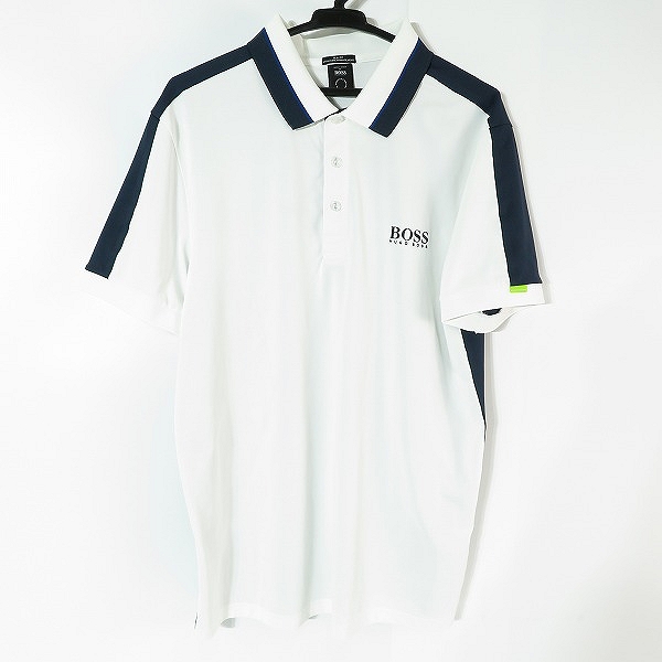 実際に弊社で買取させて頂いたHUGO BOSS/ヒューゴボス MOISTURE MANAGEMENT スリムフィットポロシャツ/XL