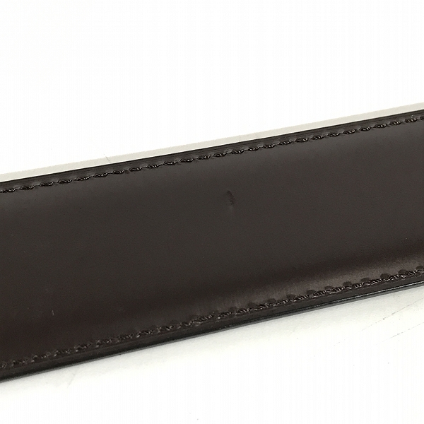 実際に弊社で買取させて頂いたCartier/カルティエ Cアロンジェ バックル レザーベルト の画像 7枚目