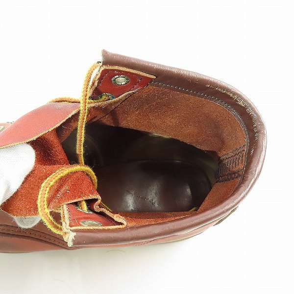 実際に弊社で買取させて頂いたRED WING/レッドウィング 旧羽タグ アイリッシュセッター モックトゥ ワークブーツの画像 4枚目