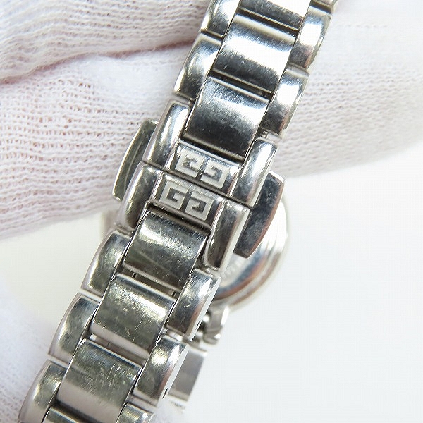 実際に弊社で買取させて頂いたGIVENCHY/ジバンシィ シェル文字盤 ラウンド レディース ウォッチ【動作未確認】の画像 5枚目