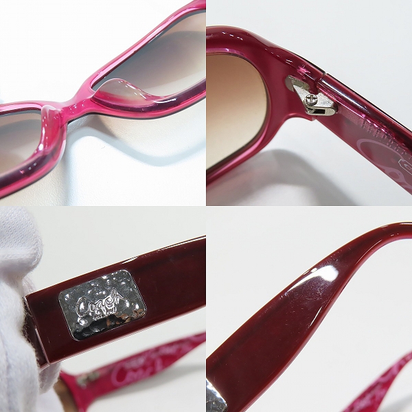 実際に弊社で買取させて頂いたCOACH/コーチ SHARON(S700A) サングラス/アイウェアの画像 4枚目