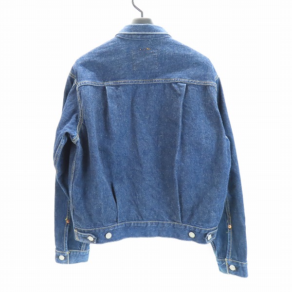実際に弊社で買取させて頂いたLEVI'S/リーバイス 71507XX 復刻 ボタン裏J22 ビッグE セカンド モデル デニムジャケット Gジャン/40の画像 1枚目