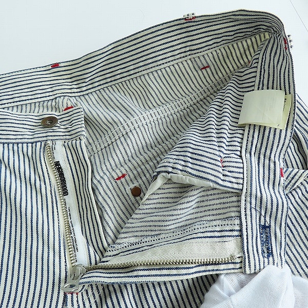 実際に弊社で買取させて頂いたNEIGHBORHOOD/ネイバーフッド ヒッコリーショートパンツ/091ARNH-PTM03/Lの画像 4枚目