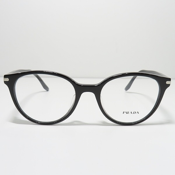 実際に弊社で買取させて頂いた(3)PRADA JOURNAL/プラダ ジャーナル メガネフレーム アイウェア VPR07T-F ブラックの画像 1枚目