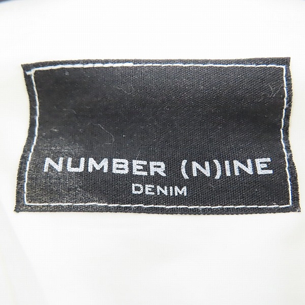 実際に弊社で買取させて頂いたNUMBER (N)INE DENIM/ナンバーナインデニム フロント音符柄 長袖シャツ Mの画像 2枚目