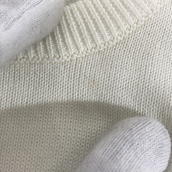 実際に弊社で買取させて頂いたglamb/グラム Rum knit/ラムニット/ホワイト/ GB0419/KNT14/4の画像 4枚目