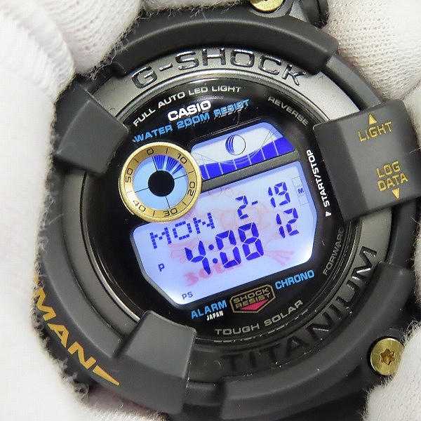 実際に弊社で買取させて頂いたG-SHOCK/Gショック MASTER OF G - SEA FROGMAN/フロッグマン 30周年記念 GW-8230B-9AJRの画像 5枚目