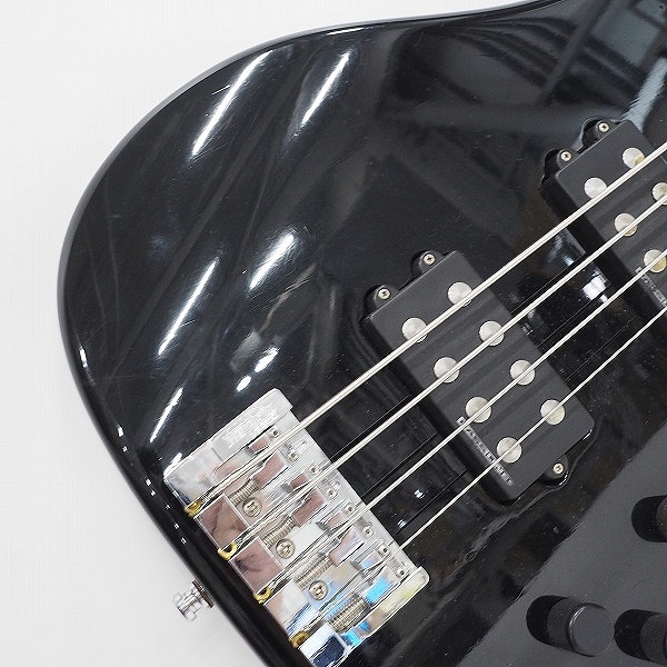 実際に弊社で買取させて頂いた★【難有り】ESP/イーエスピー AP-230SL アクティブ 4弦エレキベース BLACK ギグケース付の画像 5枚目